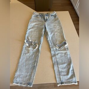 Abercrombie Curve Love High Rise Dad Jean